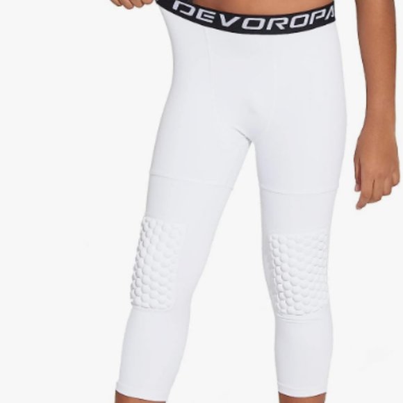 Bottoms Youth Boys Compression Pants With Knee Pads 34 Poshmark